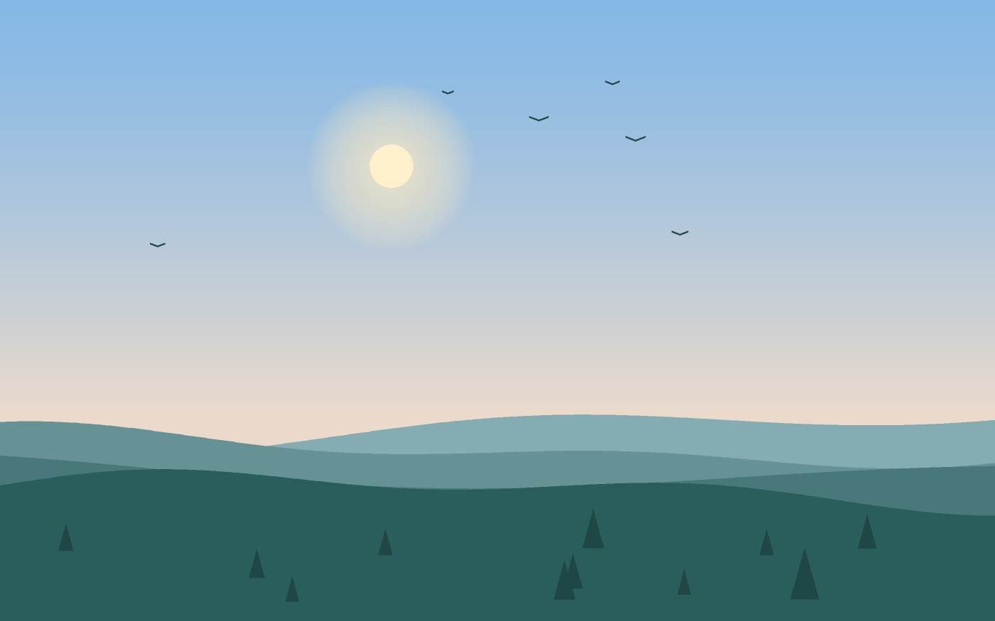 Ilustración de un paisaje