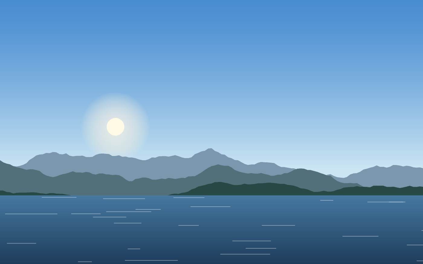 Ilustración de un paisaje