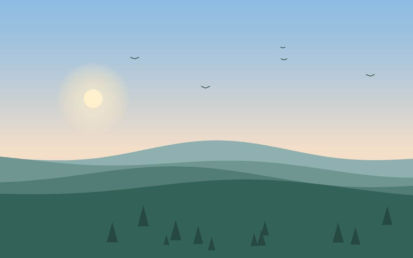 Ilustracja krajobrazu