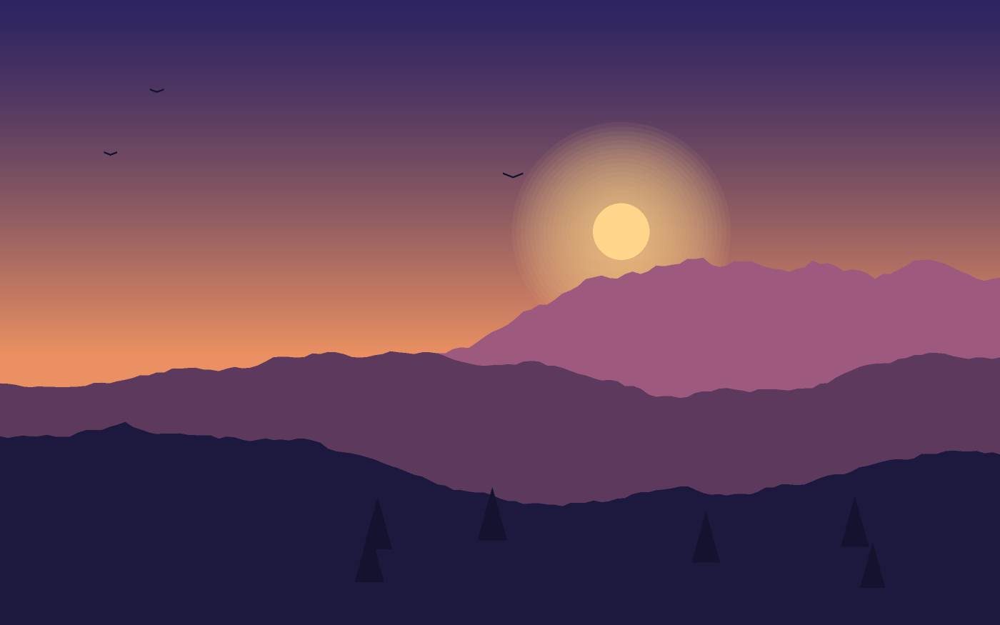 Landskapsillustration